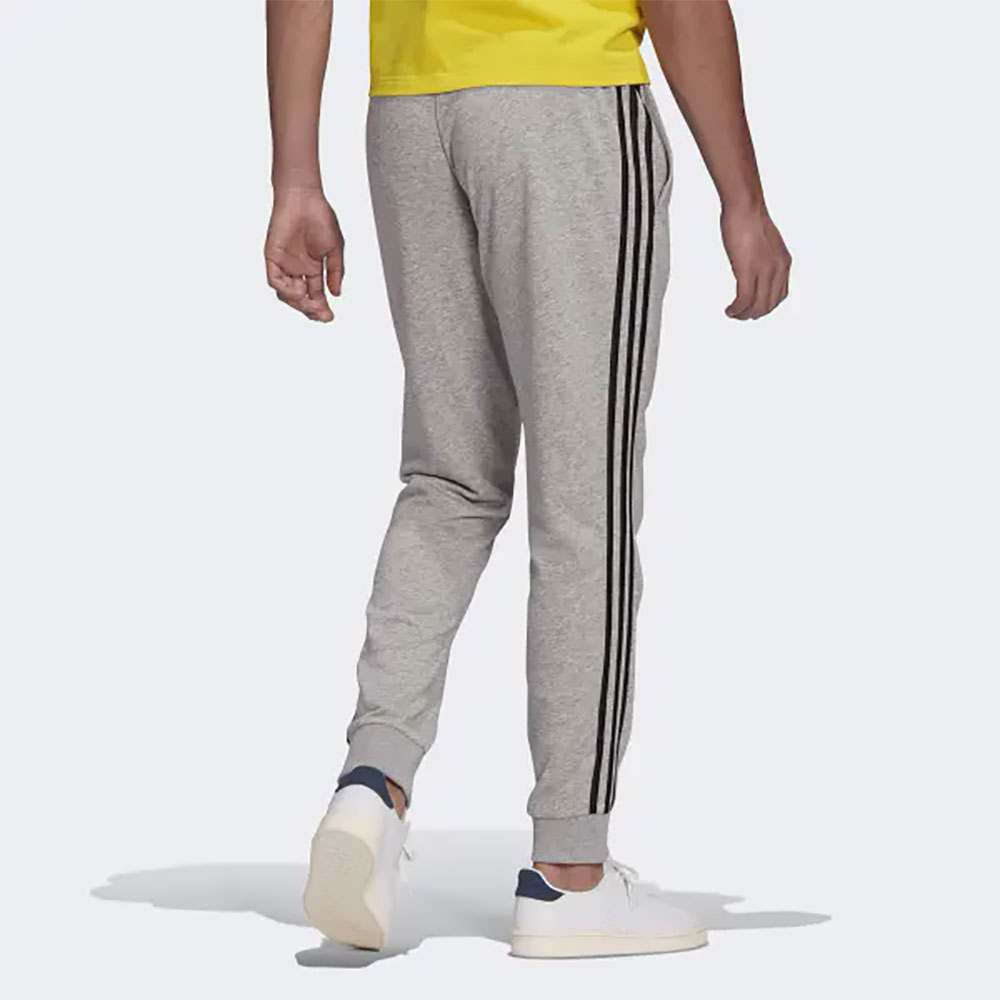 Штани Adidas Essentials French Terry Tapered Cuff 3-Stripes (GK8889) - фото