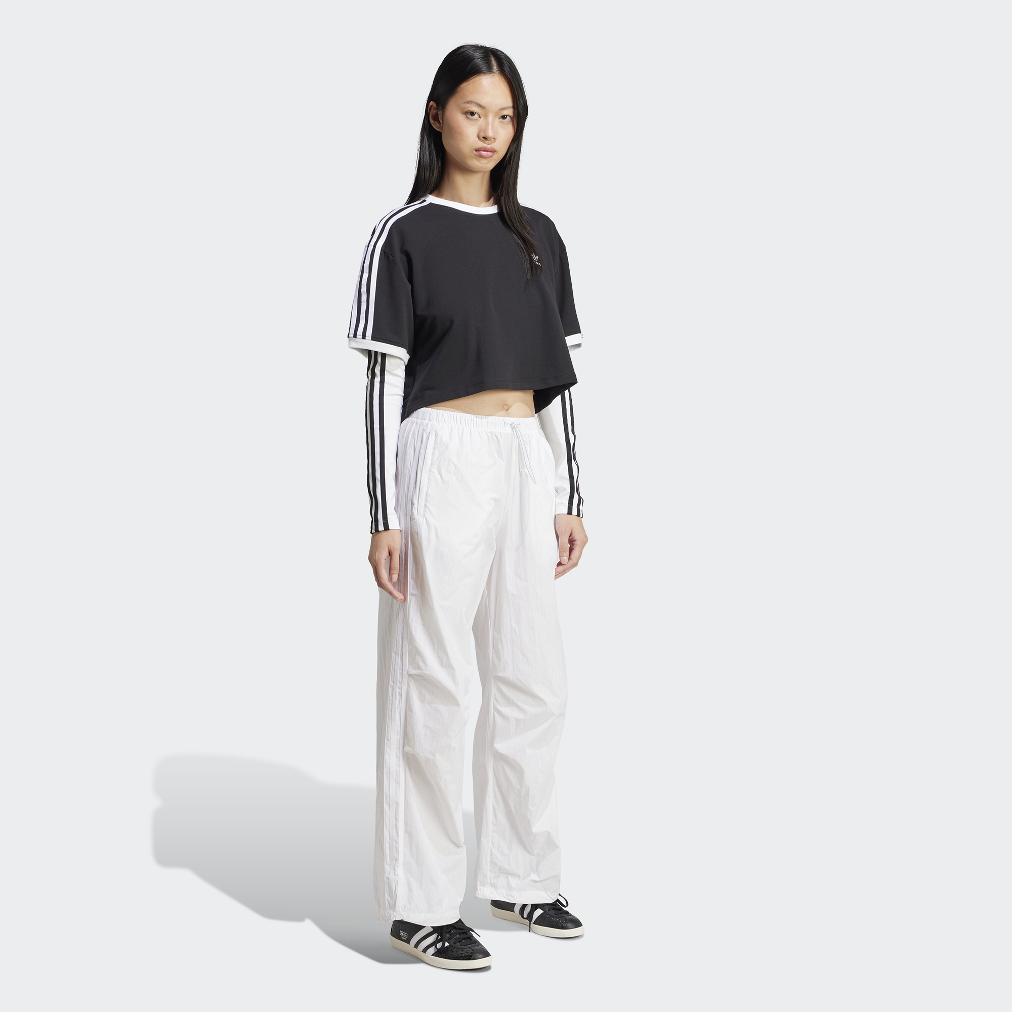 Футболка Adidas 3S Loose Crop T (JC8149) - фото