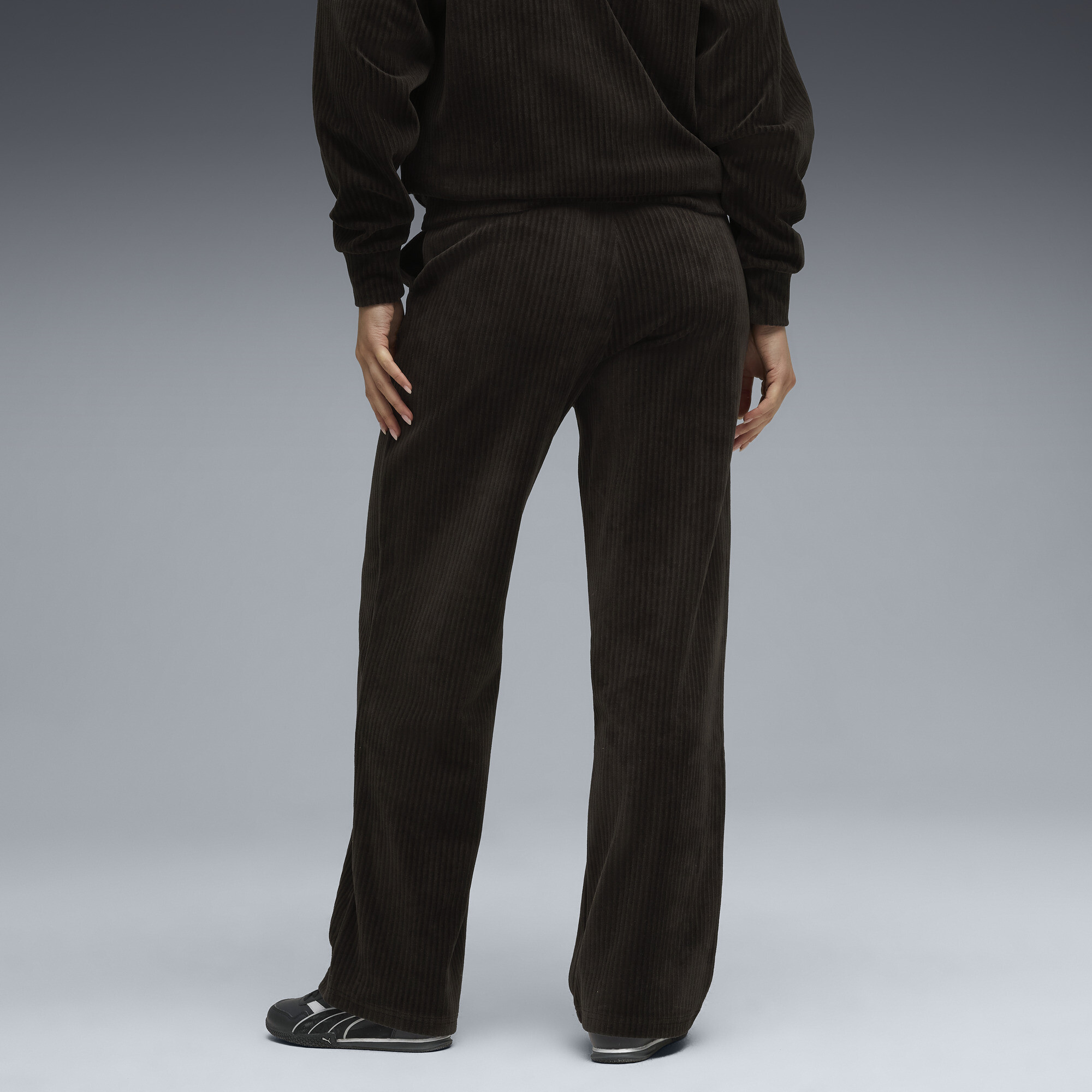 Штани Puma Ess Elevated Velour Rib Straight Leg Pant (68810801) - фото