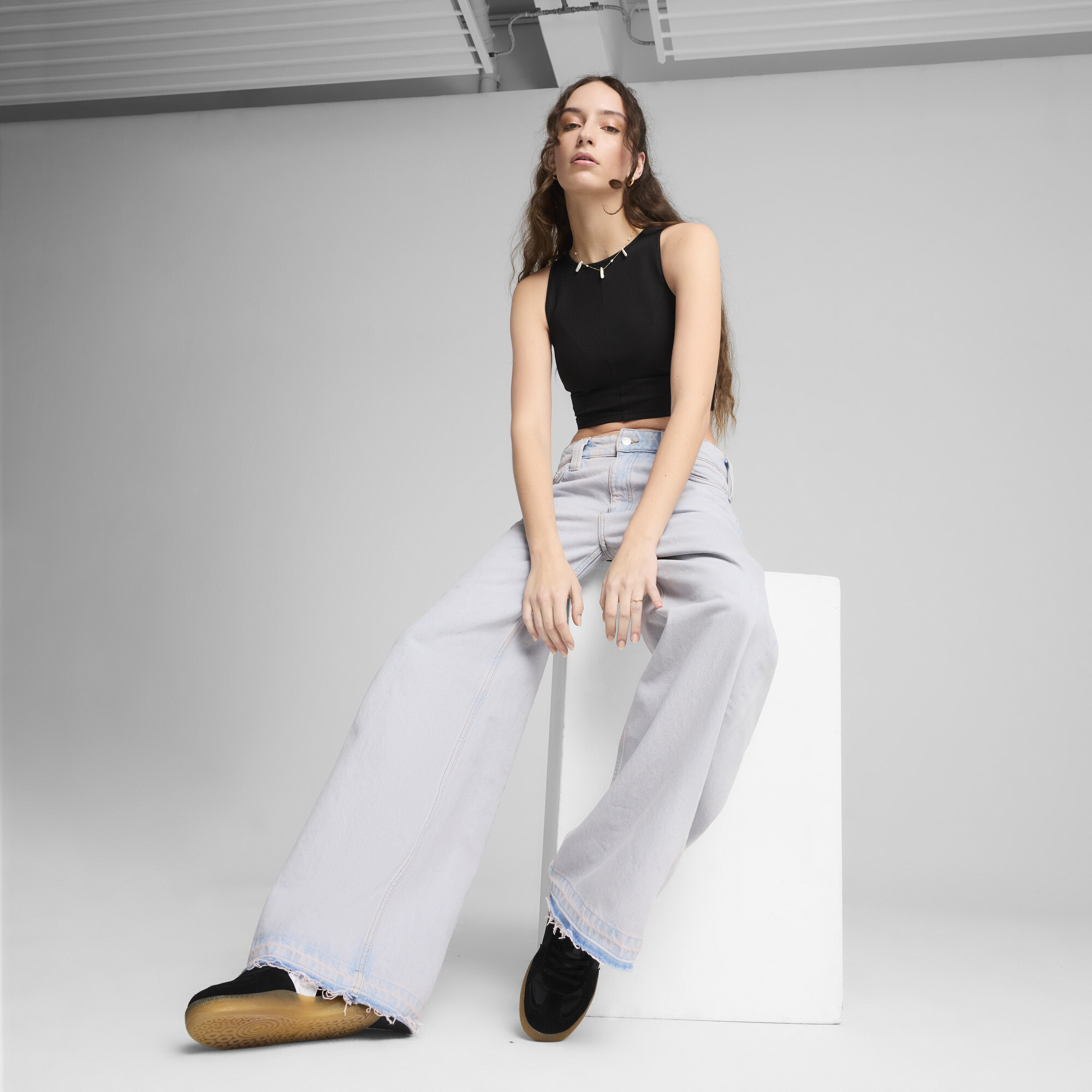 Топ Puma Wardrobe Ess Ribbed Crop (62976501) - фото