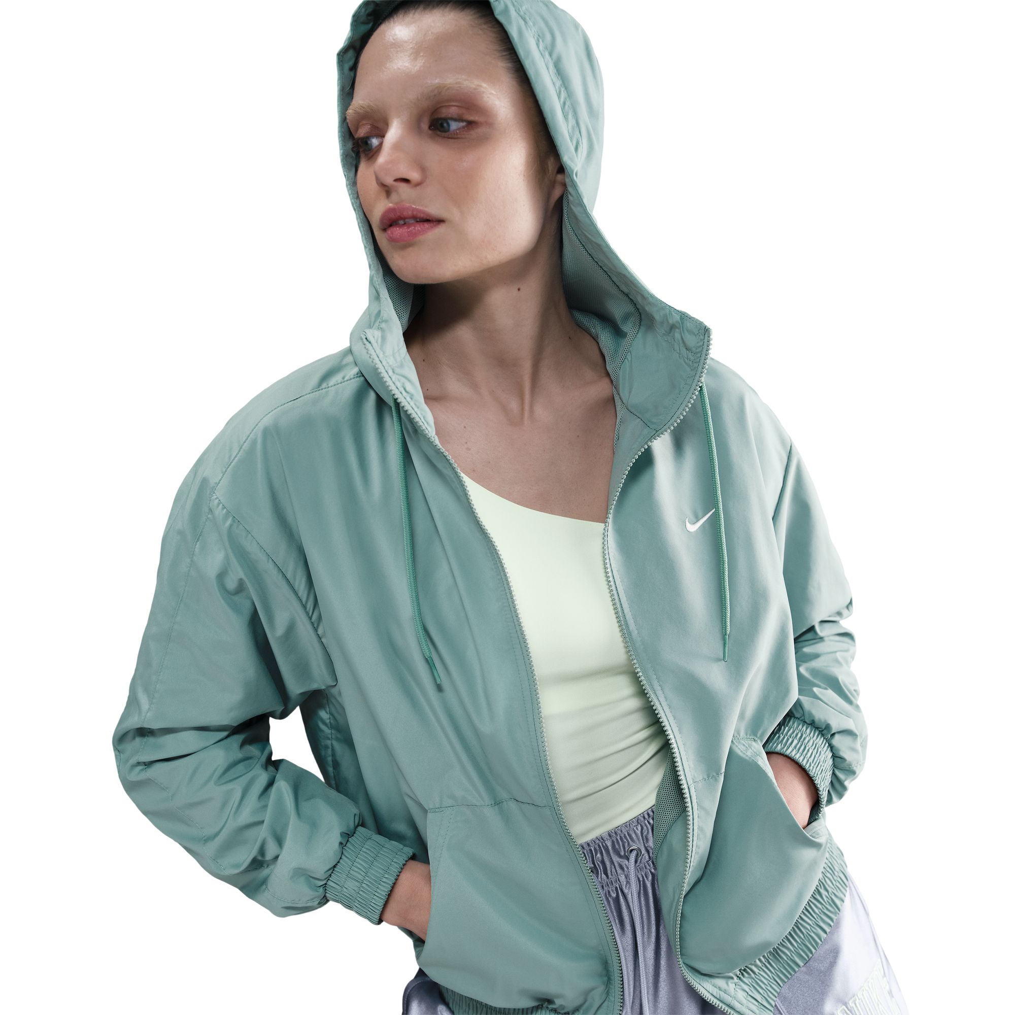 Олімпійка Nike Sportswear Classic Wovens Loose UV Hooded (FV6298017) - фото