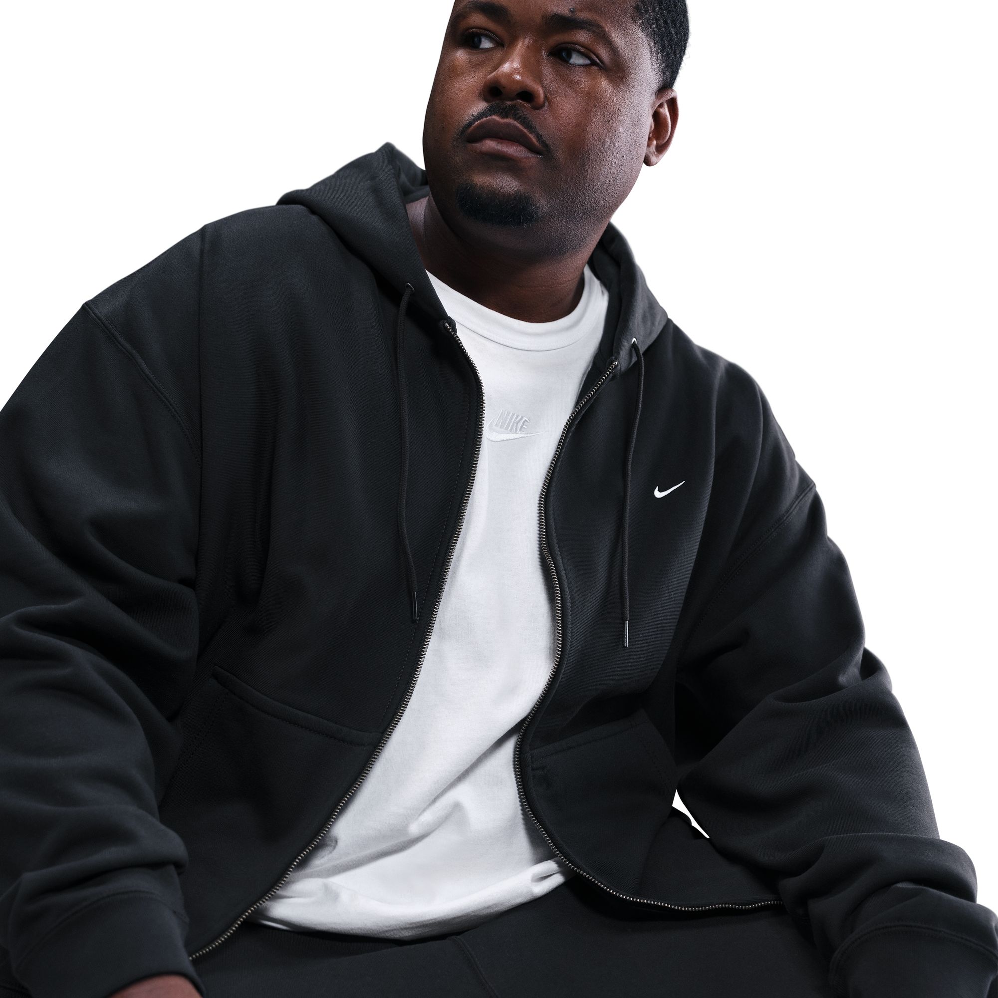 Толстовка Nike Solo Swoosh Full-Zip Fleece (HV1084010) - фото