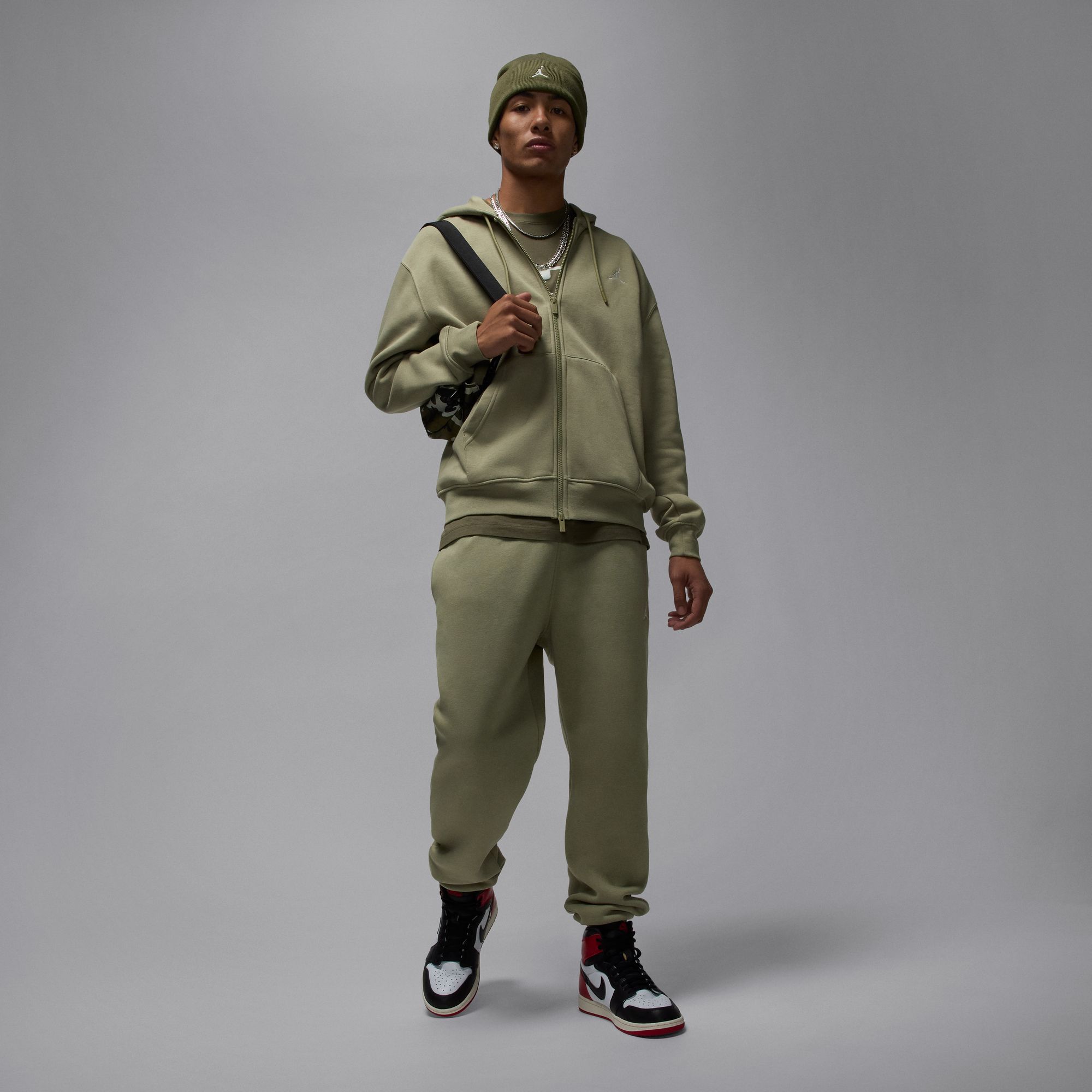 Толстовка Jordan Brooklyn Fleece Full-zip (FV7289205) - фото