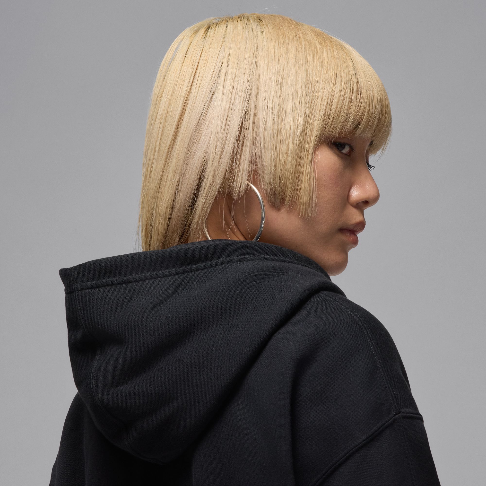 Толстовка Jordan Brooklyn Fleece Cropped Full-Zip (IH3351010) - фото