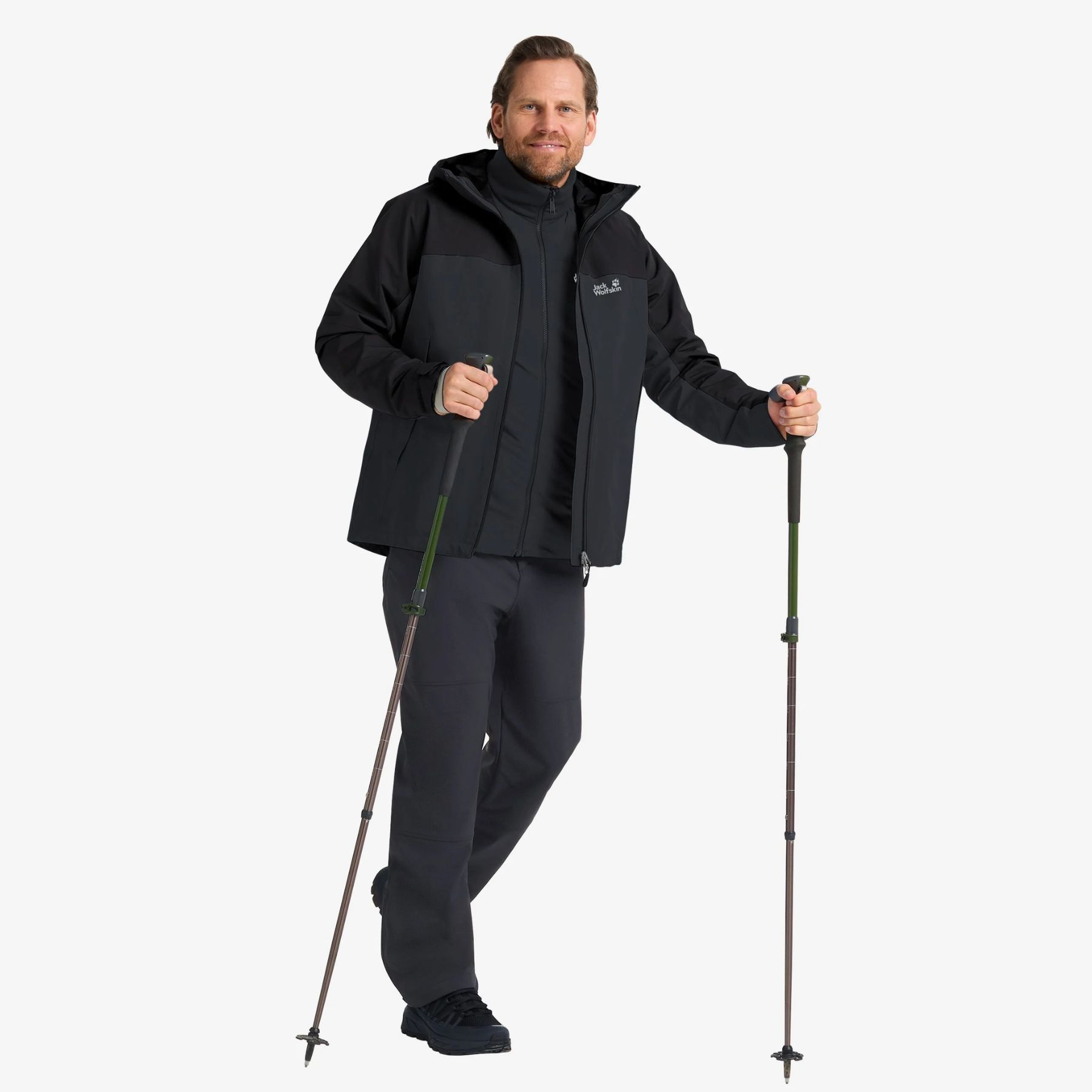 Вітровка Jack Wolfskin Wild Places 3in1 M (A65257_6350) - фото