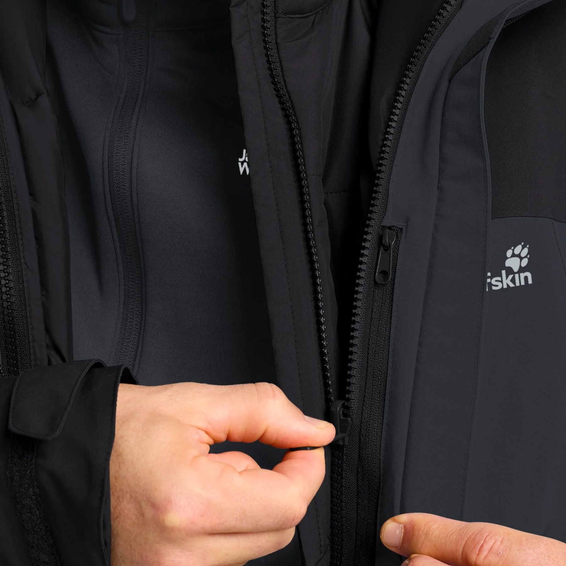 Вітровка Jack Wolfskin Wild Places 3in1 M (A65257_6350) - фото