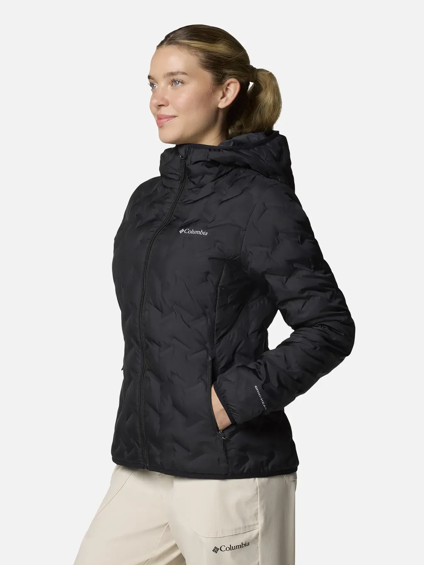 Куртка пухова жіноча Columbia Delta Ridge™ II Down Hooded Jacket (2088251CLB-010) - фото