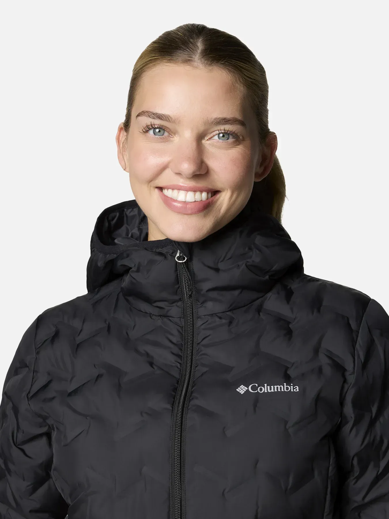 Куртка пухова жіноча Columbia Delta Ridge™ II Down Hooded Jacket (2088251CLB-010) - фото