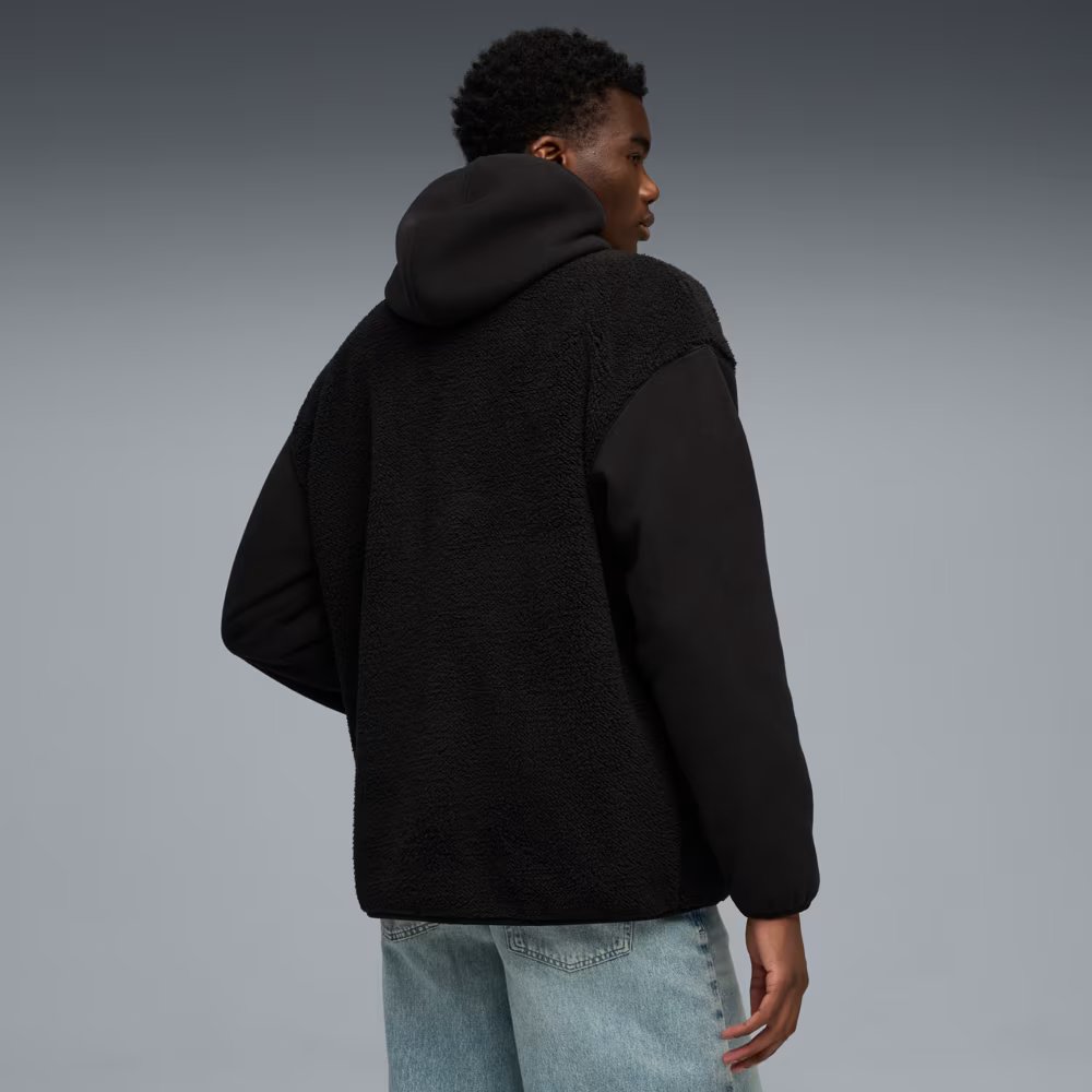 Толстовка Puma Ess Elevated Relaxed Winterized Full-Zip Sherpa (68826001) - фото