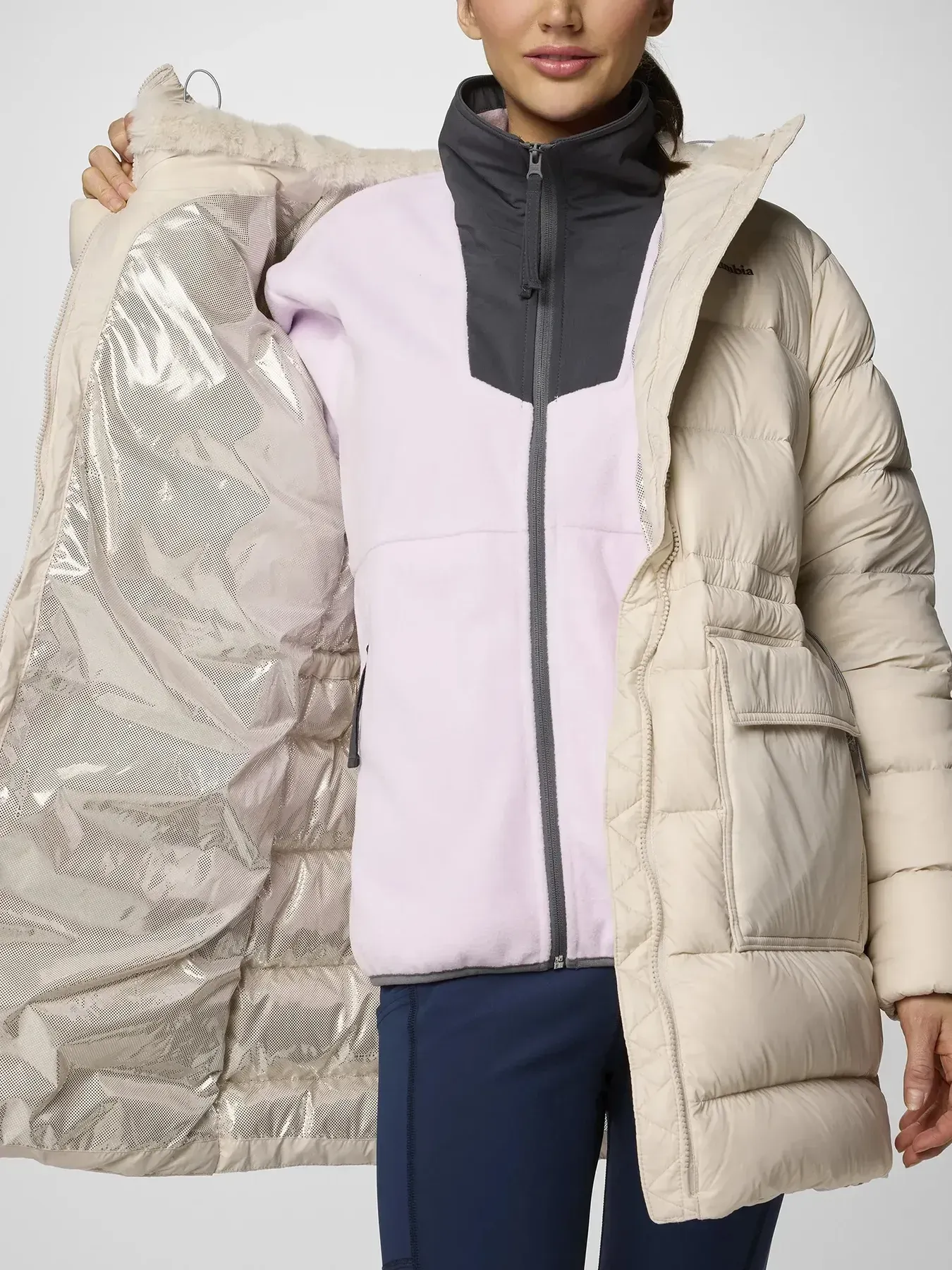 Куртка Columbia пухова жіноча Harmony Falls™ Mid Down Jacket (2085341CLB-278) - фото