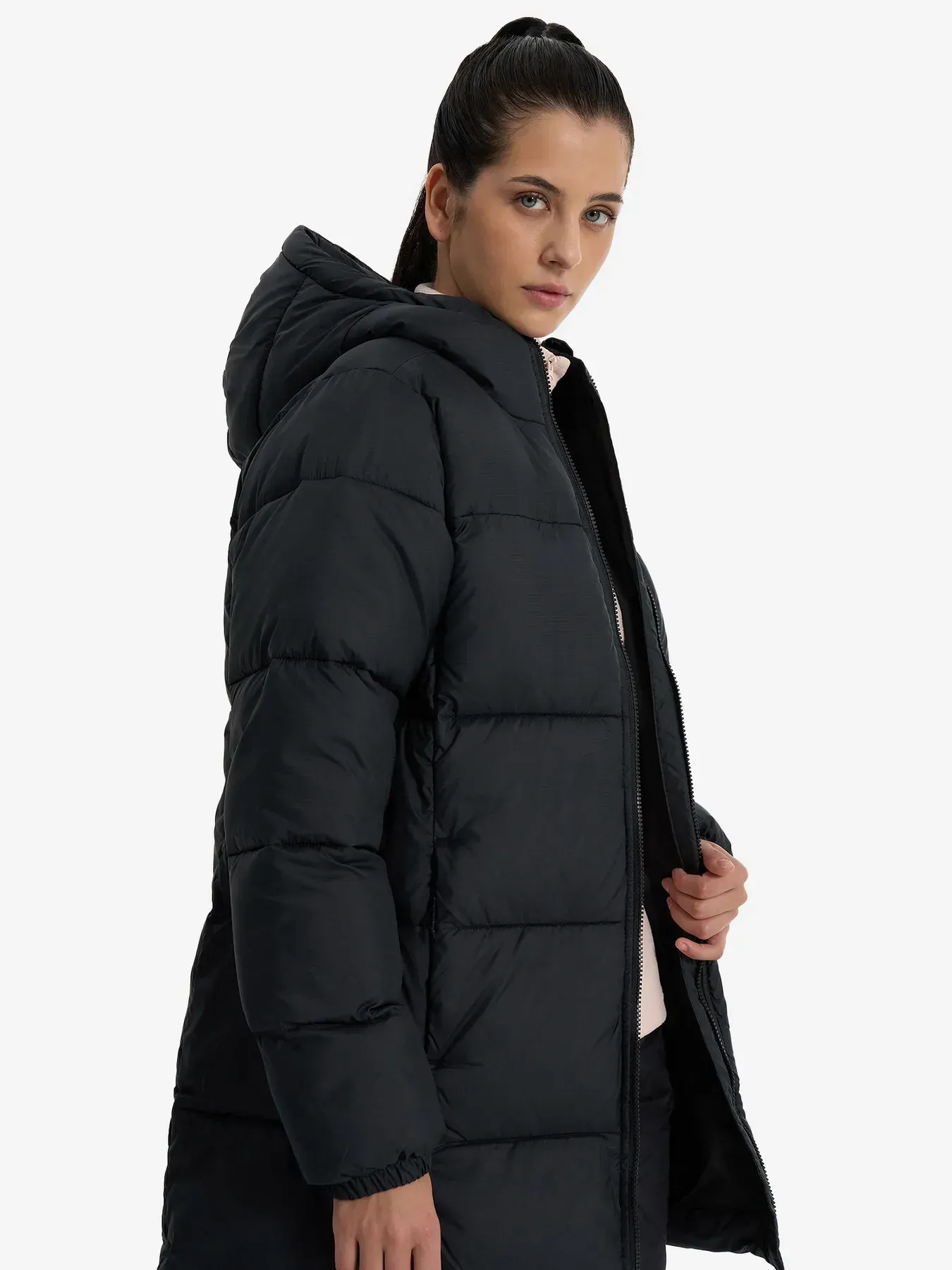 Куртка Columbia утеплена штучним пухом жiноча Puffect™ II Mid Hooded Jacket (2088471CLB-010) - фото