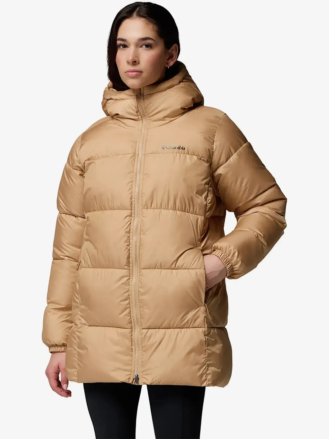 Куртка Columbia утеплена штучним пухом жiноча Puffect™ II Mid Hooded Jacket (2088471CLB-262) - фото