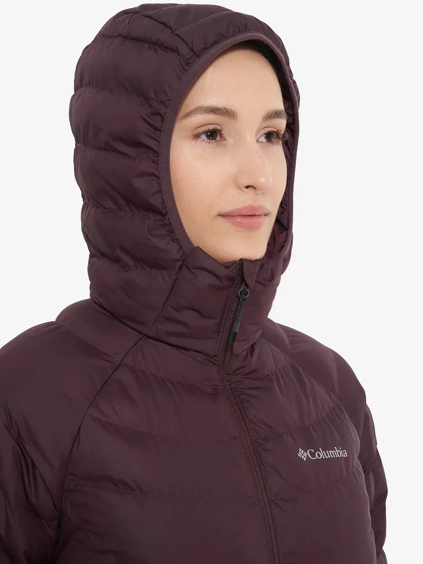 Куртка Columbia утеплена штучним пухом жiноча Powder Lite™ II Hooded (2089391CLB-607) - фото