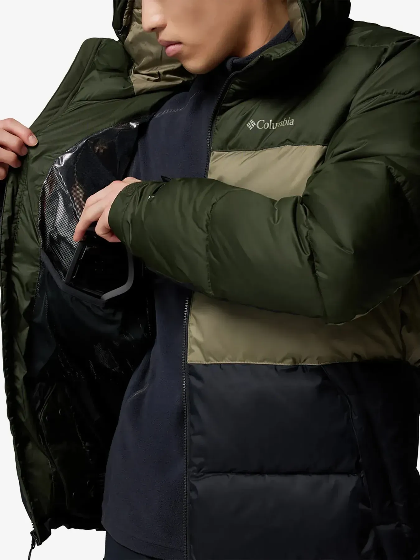 Куртка Columbia утеплена штучним пухом гірськолижна чоловіча Slope Style™ Jacket (2087401CLB-367) - фото
