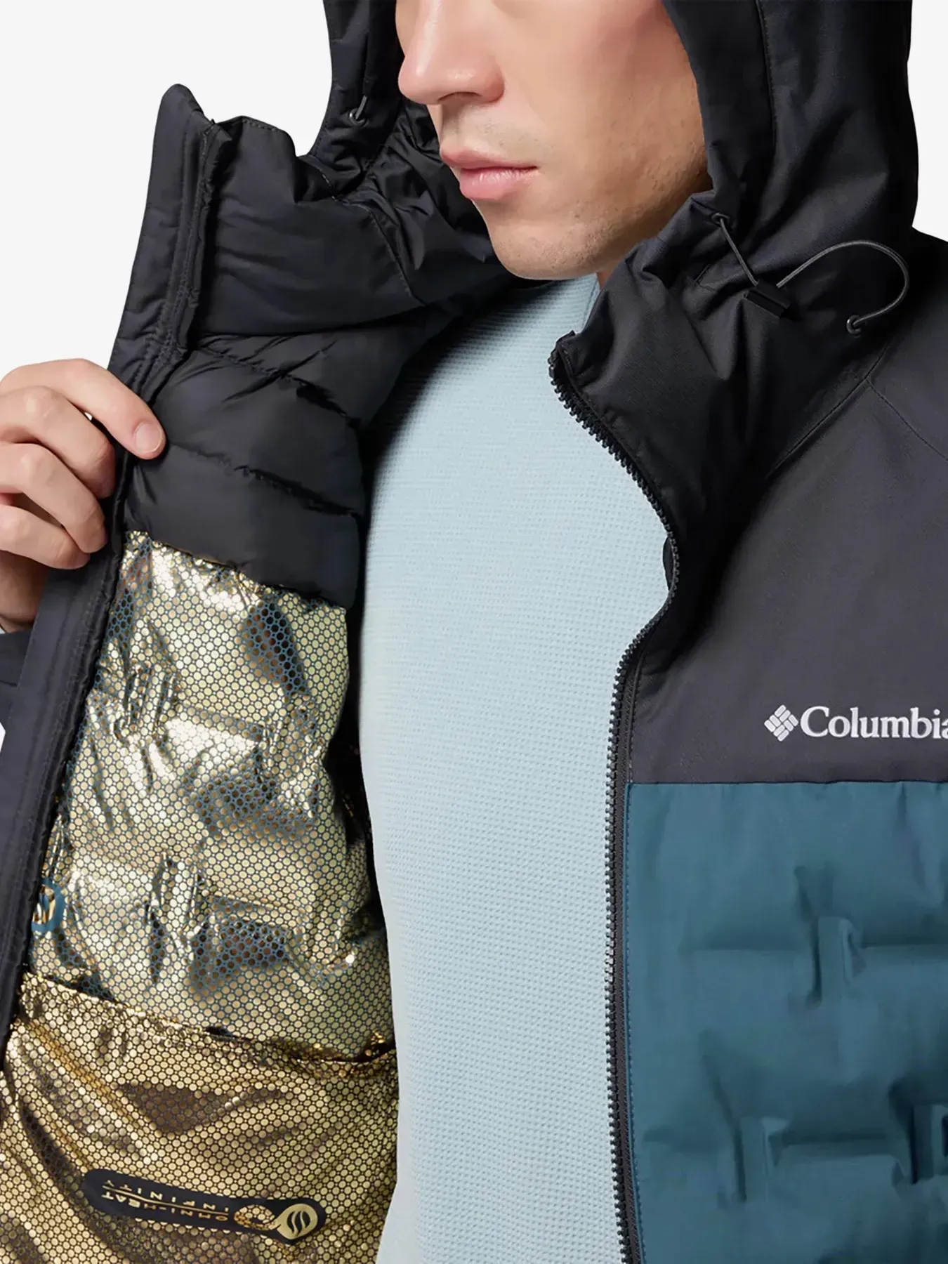 Куртка Columbia пухова чоловіча Grand Trek™ III Down Hooded Jacket (2086111CLB-429) - фото