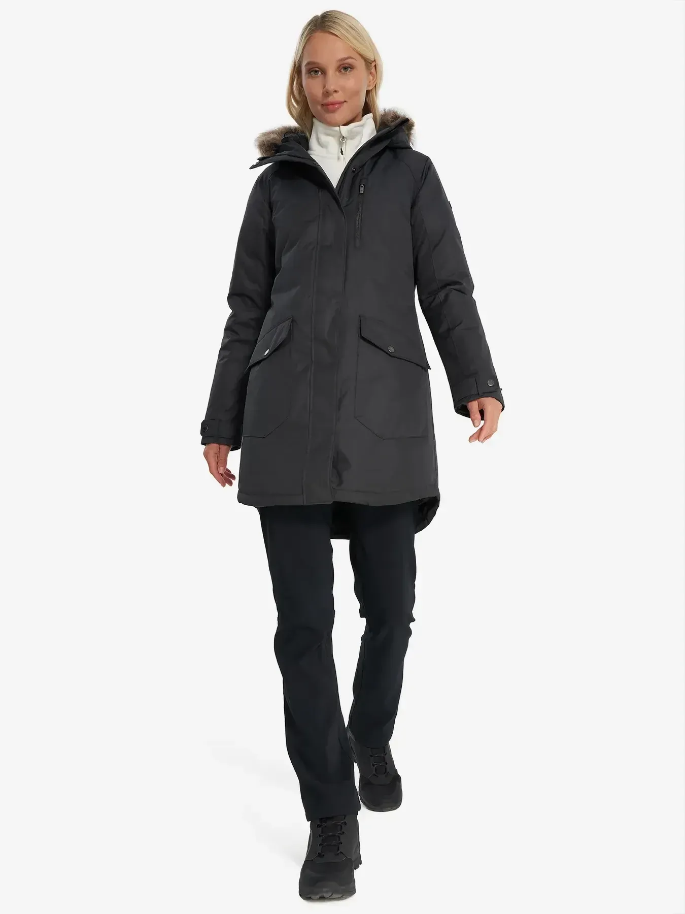 Куртка Columbia жiноча Suttle Mountain™ Long Insulated Jacket (1799751CLB-012) - фото