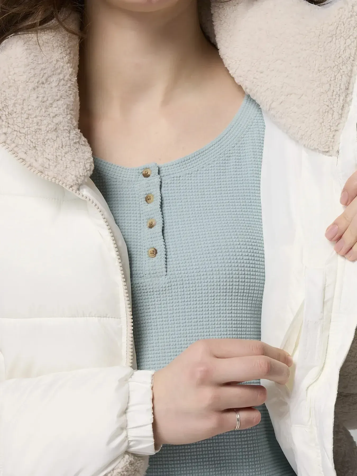 Куртка Columbia жiноча Leadbetter Point™ II Sherpa Hybrid (2085601CLB-125) - фото