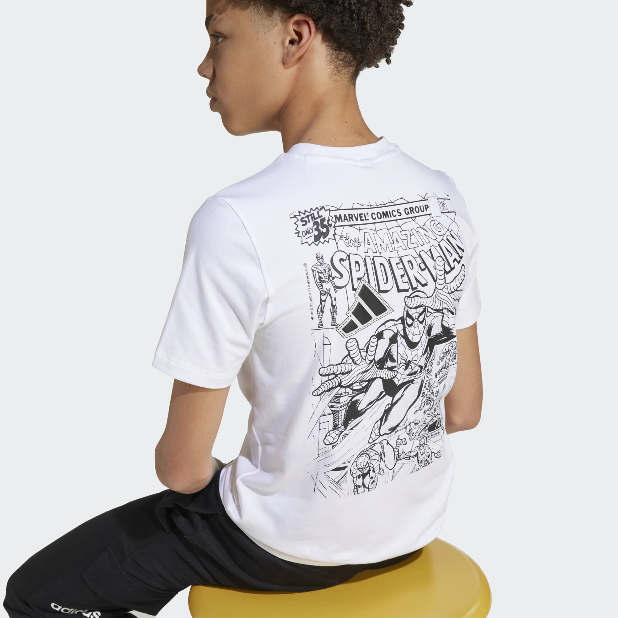 Футболка Adidas Marvel Spider-Man Graphics (JM0819) - фото