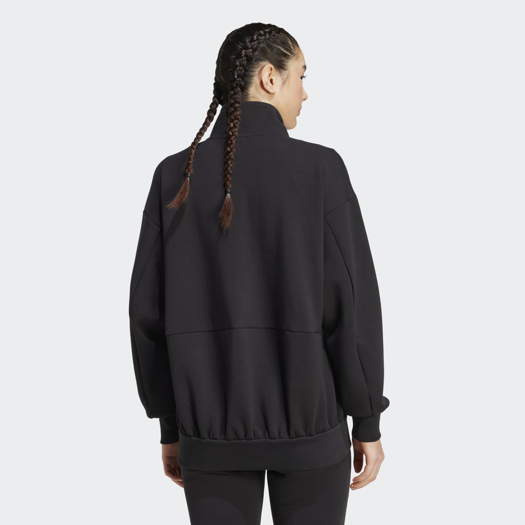 Толстовка Adidas ALL SZN Soft Lux Loose Full-Zip (JM1658) - фото