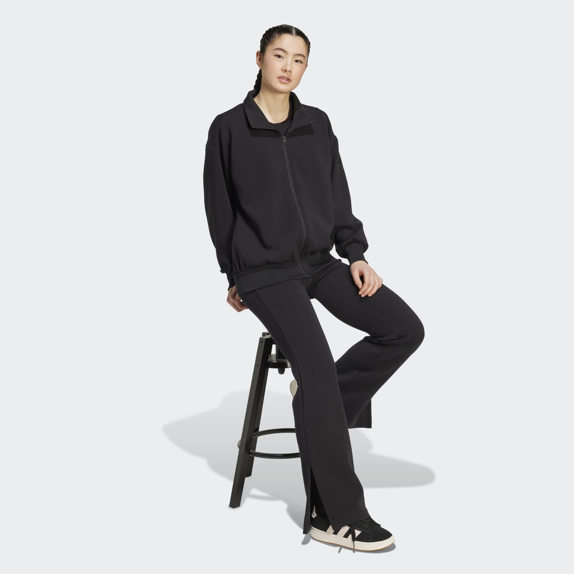 Толстовка Adidas ALL SZN Soft Lux Loose Full-Zip (JM1658) - фото