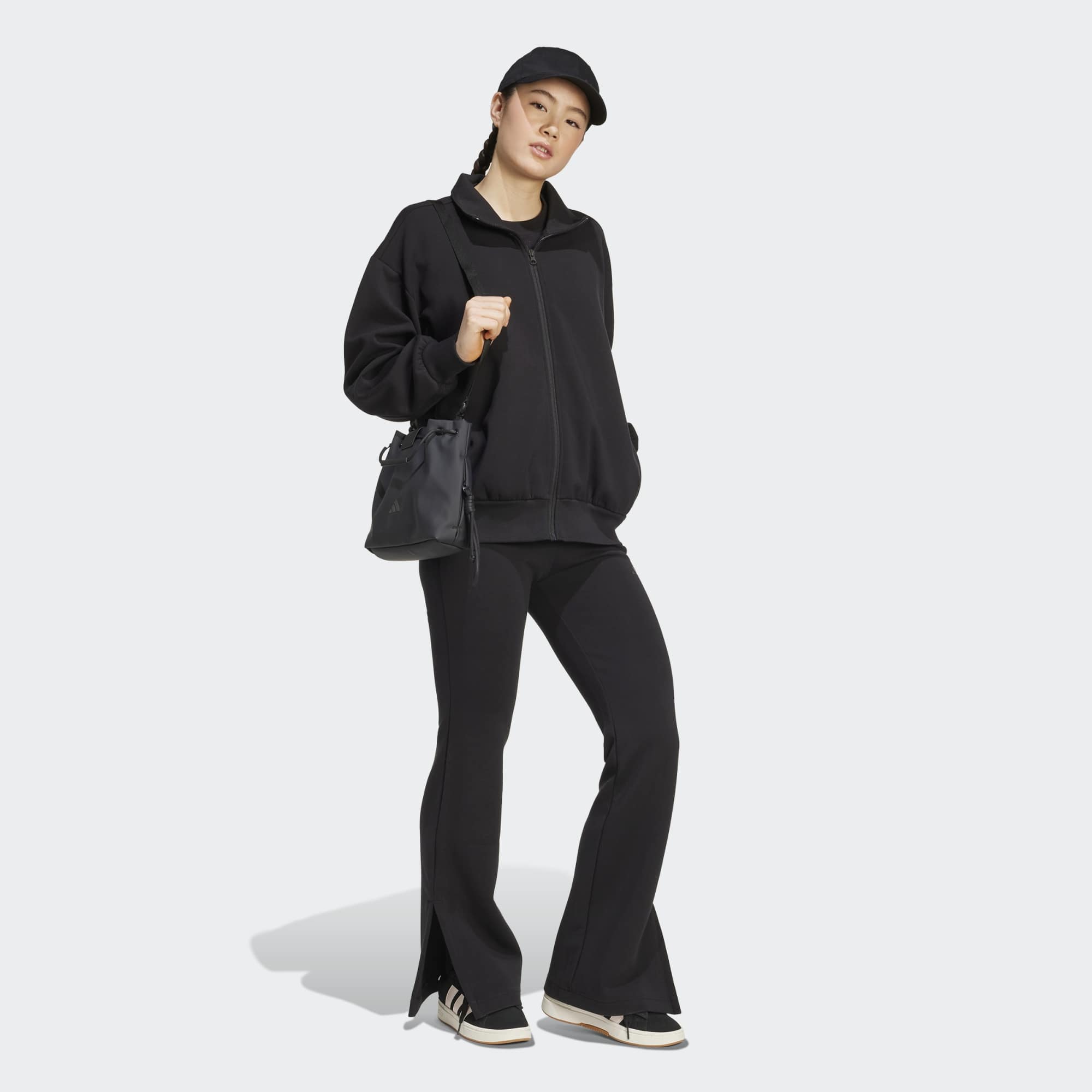 Толстовка Adidas ALL SZN Soft Lux Loose Full-Zip (JM1658) - фото