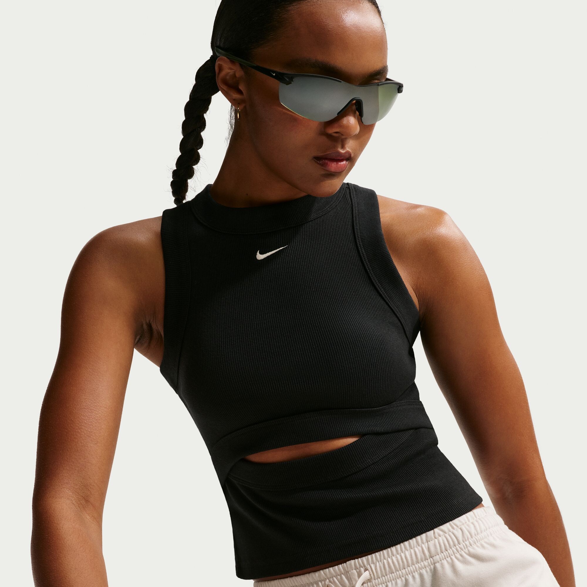 Майка Nike Sportswear Chill Knit Tight Ribbed Tank Top (IF0238010) - фото