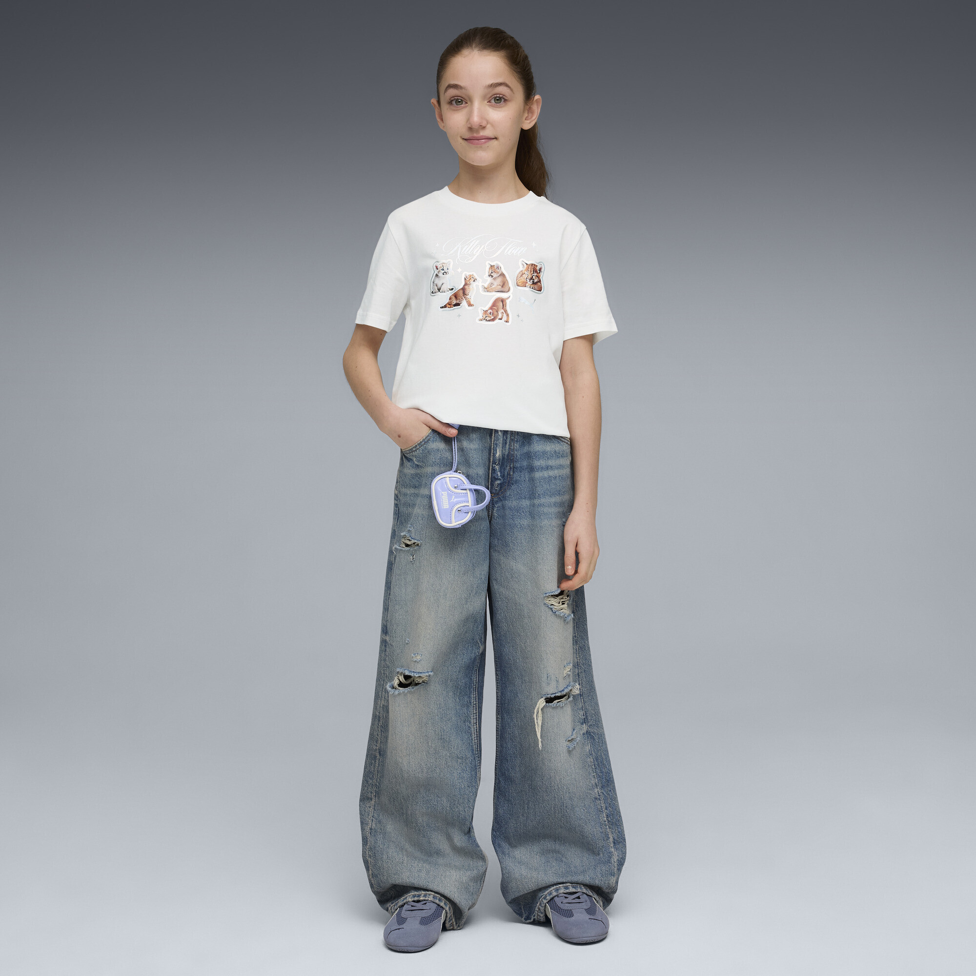 Футболка Puma Graphic Kitty Sticker (63452502) - фото