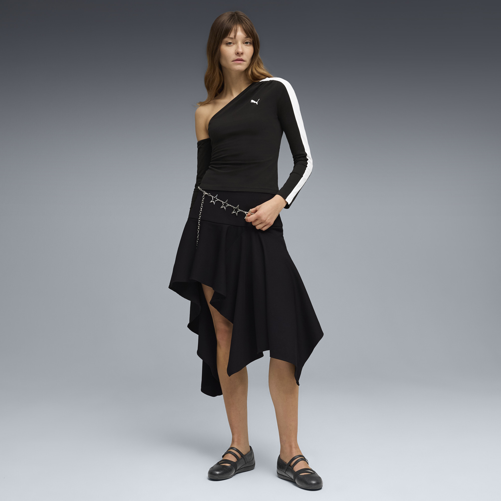 Футболка з довгим рукавом Puma T7 Asymmetric Long Sleeve (63462301) - фото