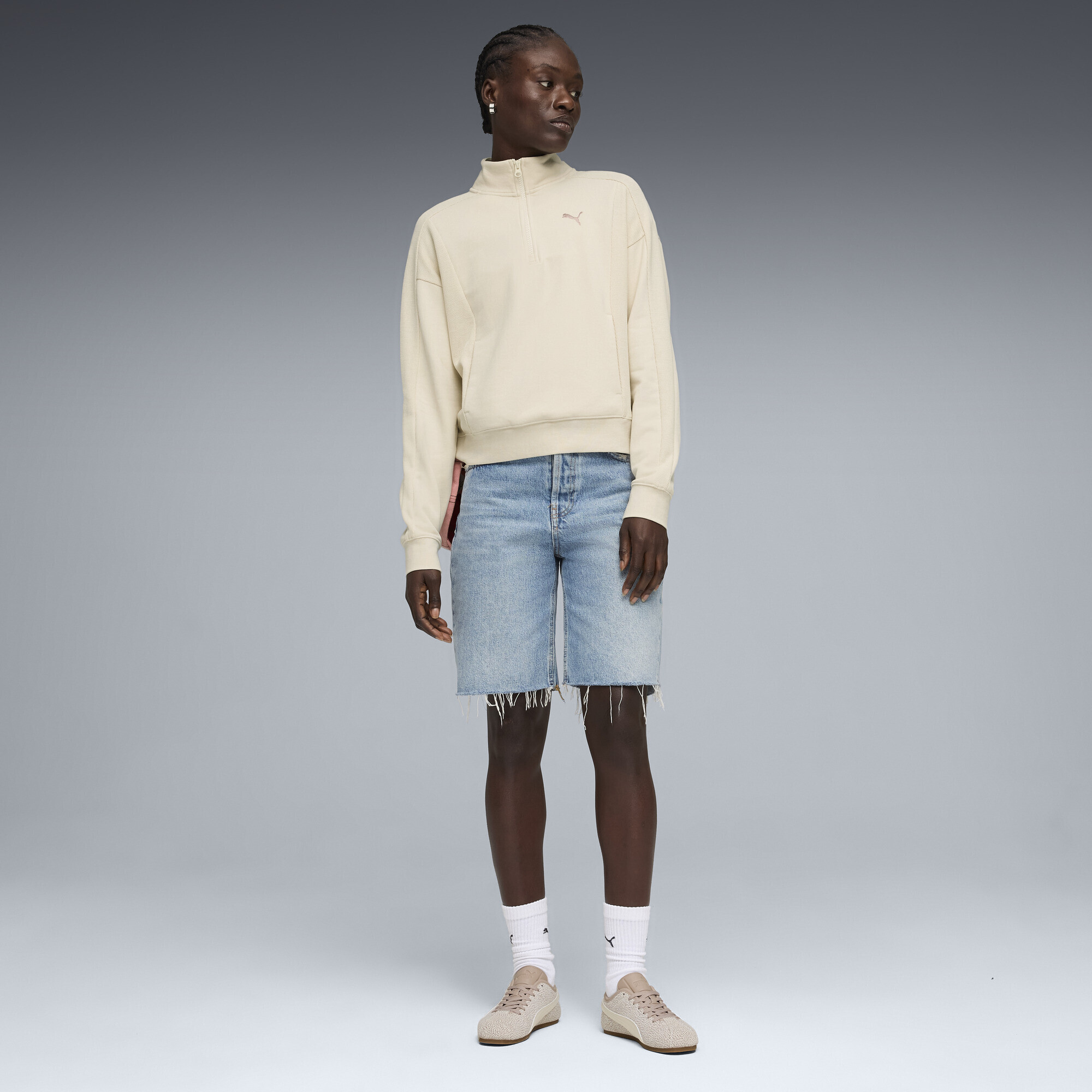 Толстовка Puma Class Relaxed Half-Zip (69187387) - фото