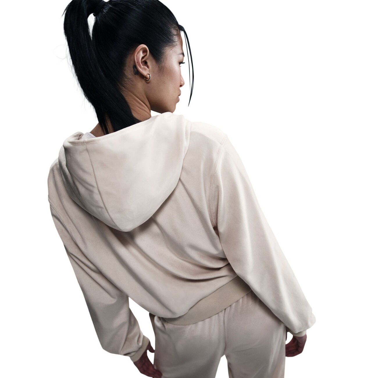 Толстовка Nike Sportswear Chill Knit Loose Velour Full-Zip (HJ0954104) - фото