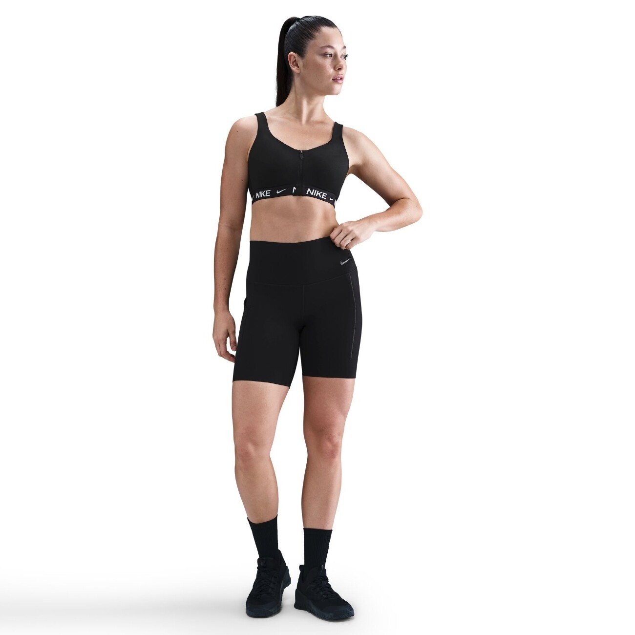 Топ Nike Indy High Support Padded Front-Zip Sports Bra (HQ2751010) - фото