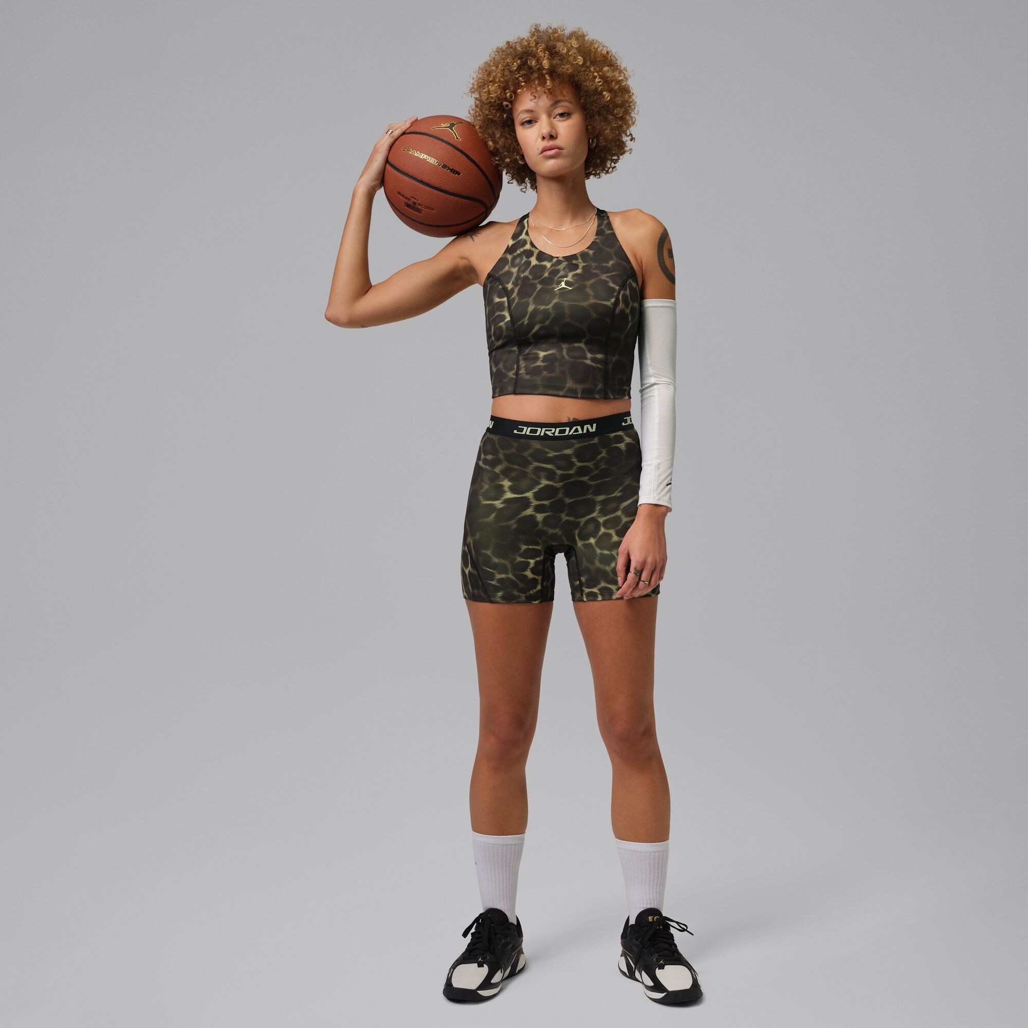 Шорти Jordan Sport Dri-FIT High-Waisted 5" Printed (IF3491331) - фото