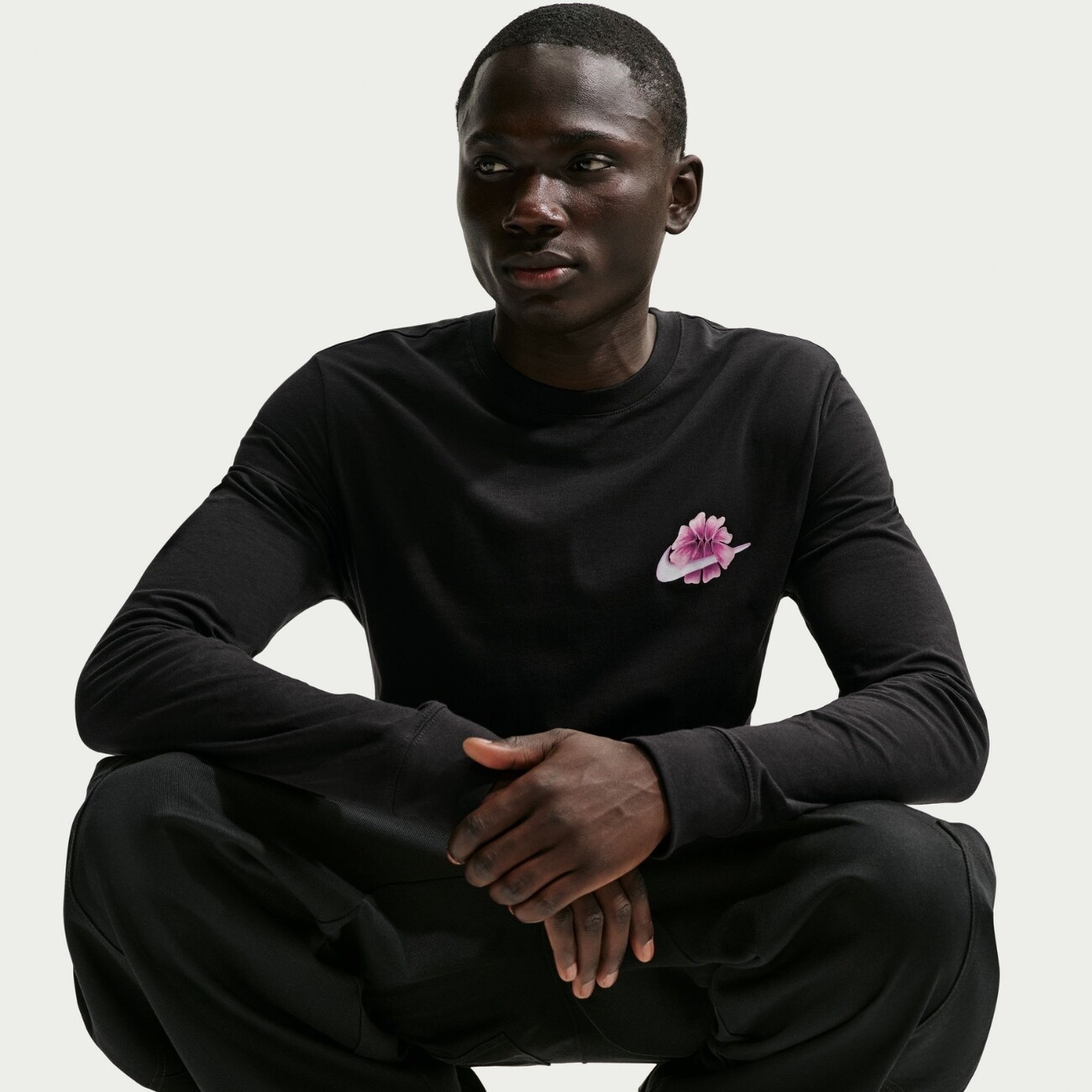 Футболка с длинным рукавом Nike Essential Mens Basketball (IH4129010) - фото