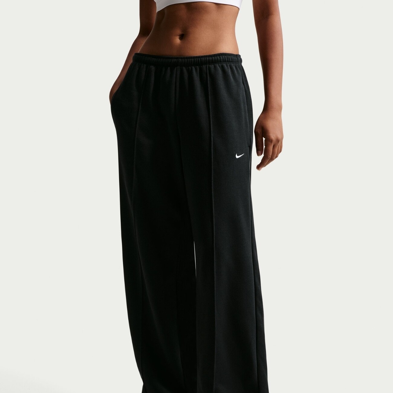 Штани Nike Sportswear Chill Terry Mid-Rise French Terry Open-Hem (II3978010) - фото