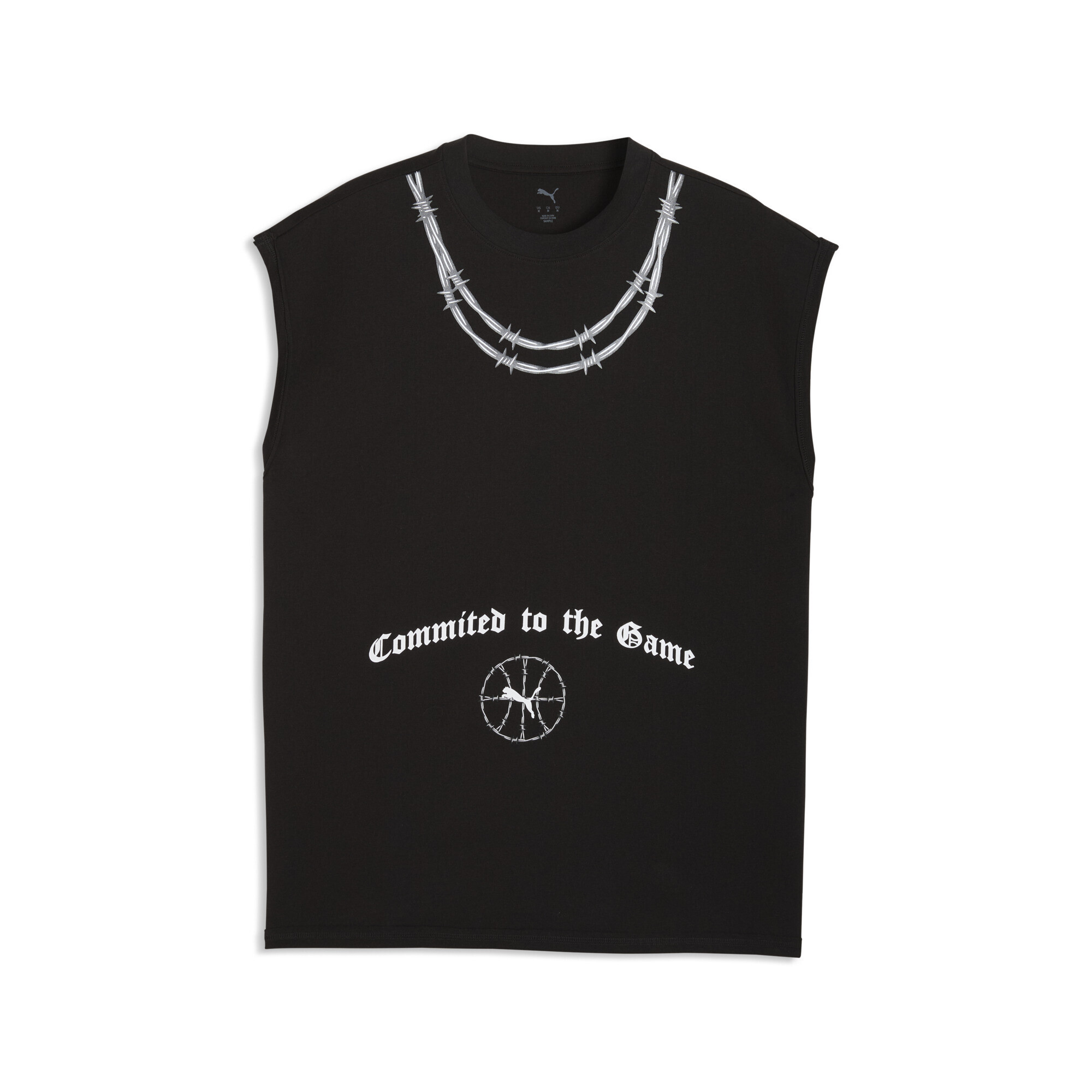 Футболка Puma Swish N' Ink Oversized Cut Off (63466301) - фото