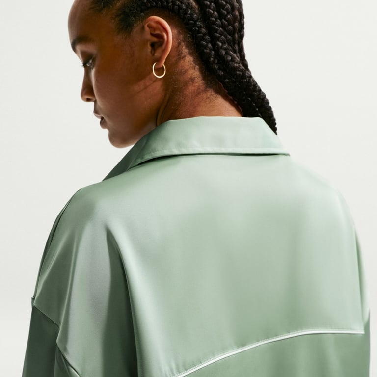Сорочка Nike Sportswear Oversized Satin Long-Sleeve (IM0575006) - фото