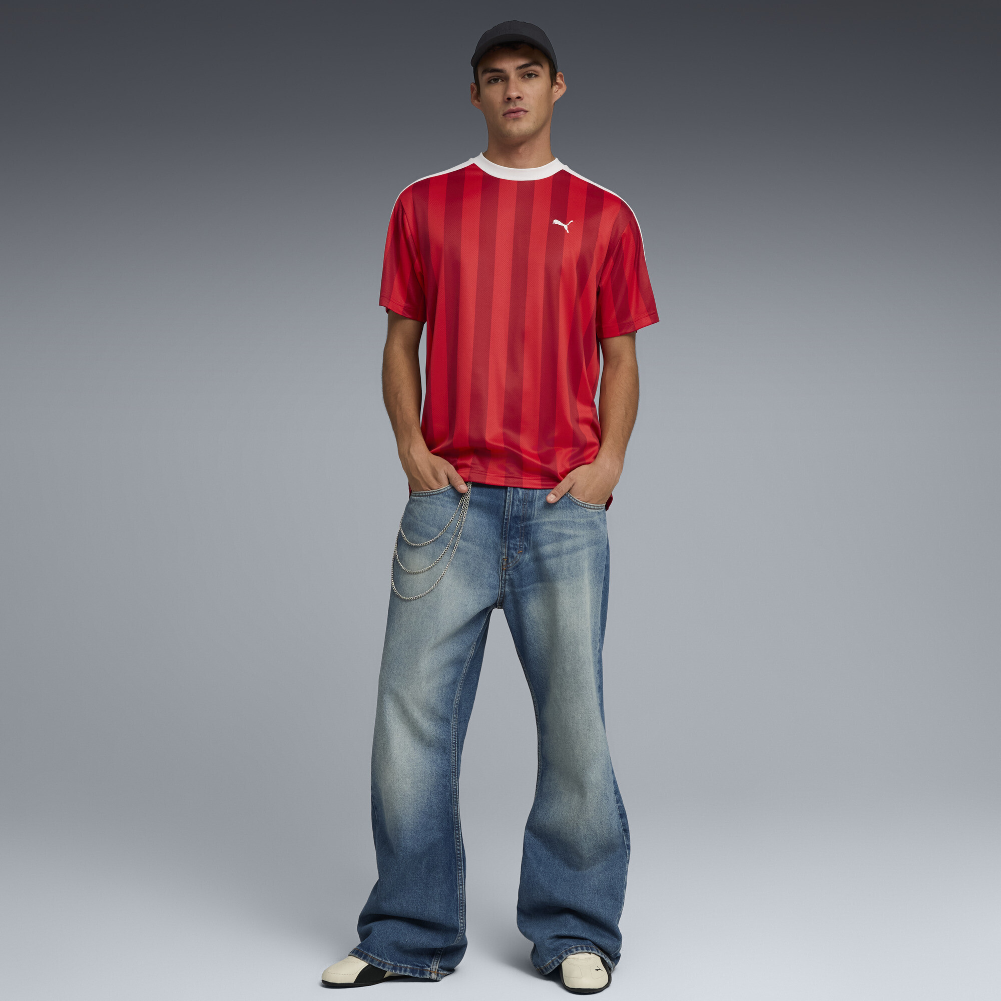 Футболка Puma Ess T7 Striped Jersey (69219511) - фото