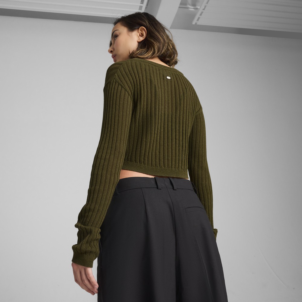 Кардиган Puma YONA Long Sleeve Knit Top (62938385) - фото