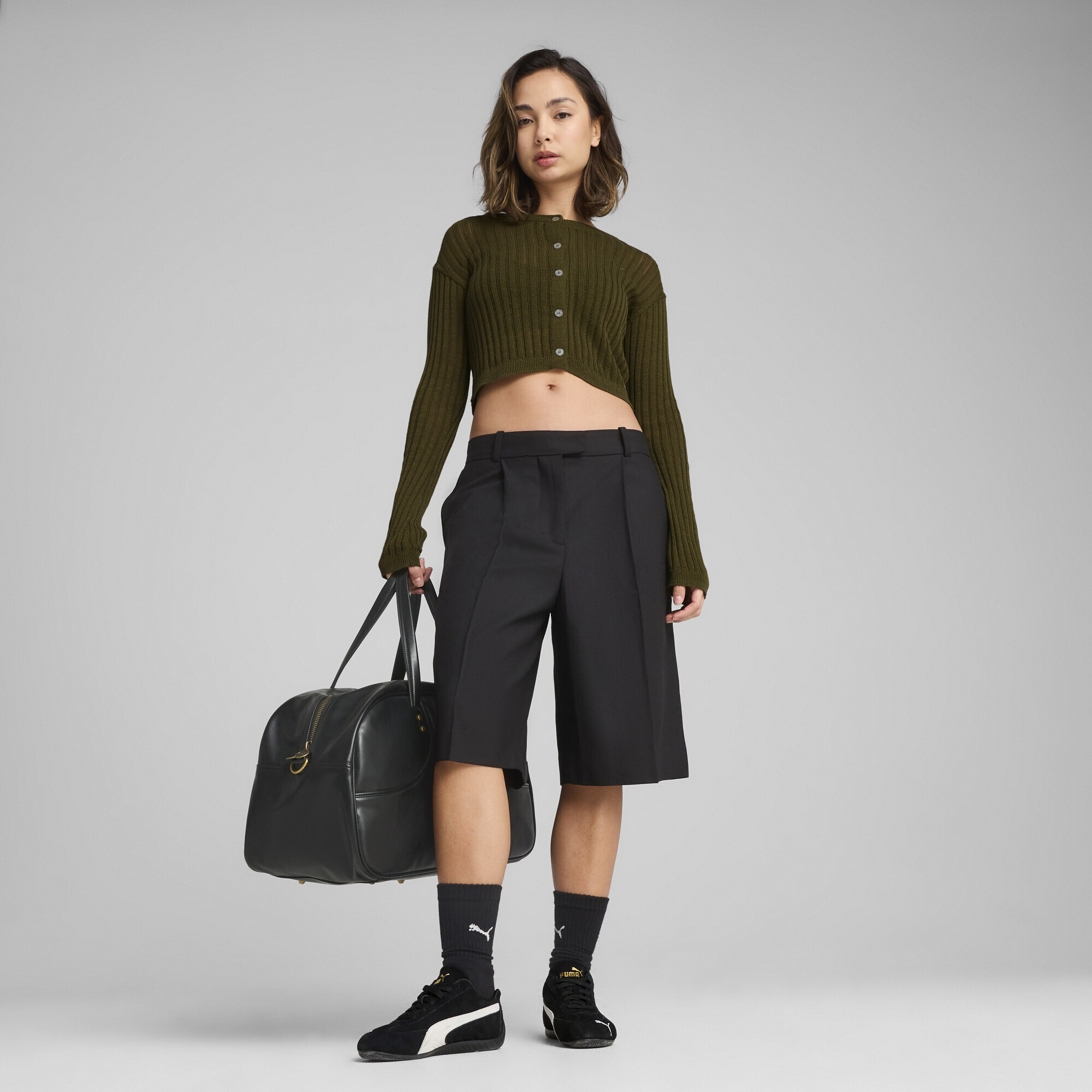 Кардиган Puma YONA Long Sleeve Knit Top (62938385) - фото