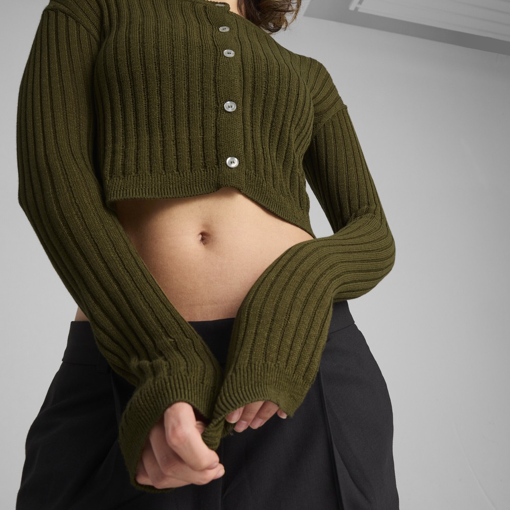 Кардиган Puma YONA Long Sleeve Knit Top (62938385) - фото