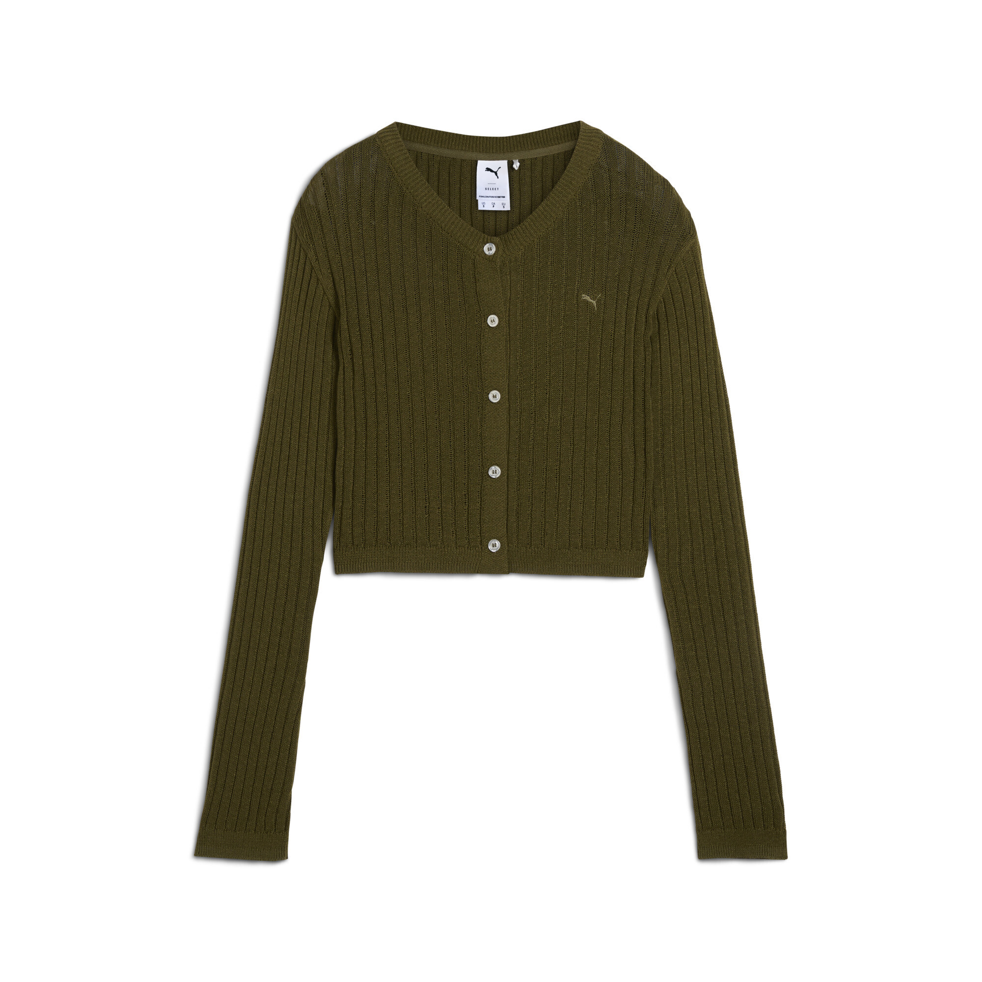 Кардиган Puma YONA Long Sleeve Knit Top (62938385) - фото