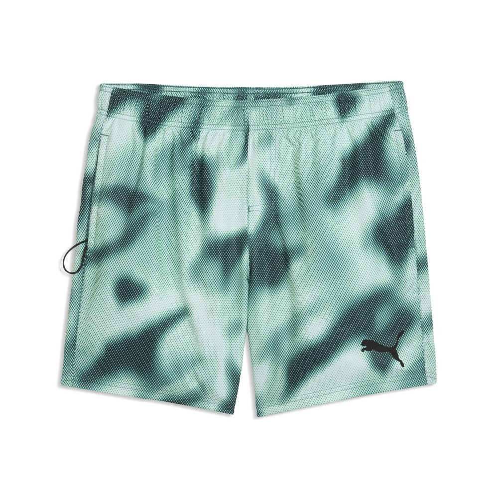 Шорти Puma Swim Printed Rasterized Mid Shorts (701237074002) - фото