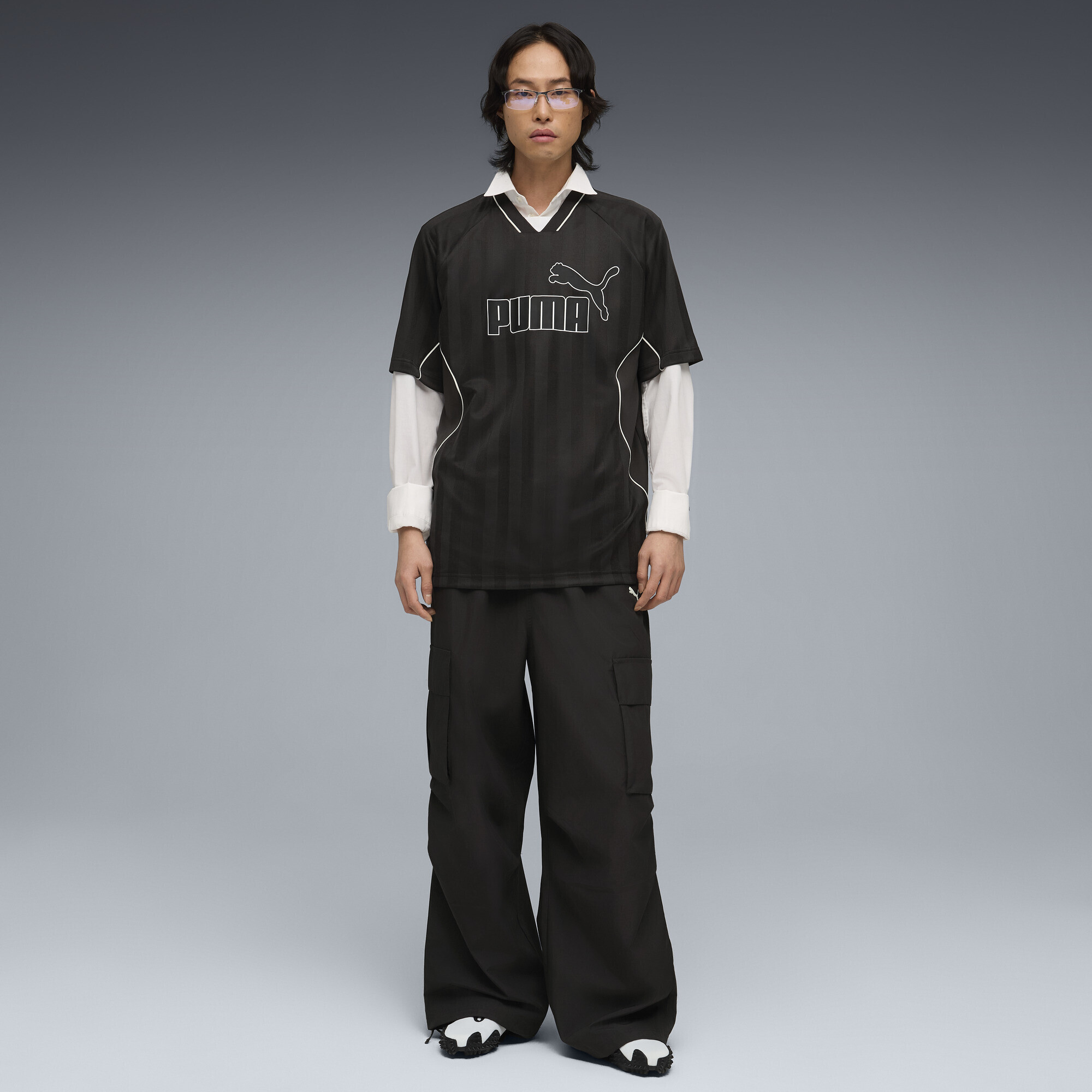 Футболка Puma Sport Striped Jersey (69384901) - фото