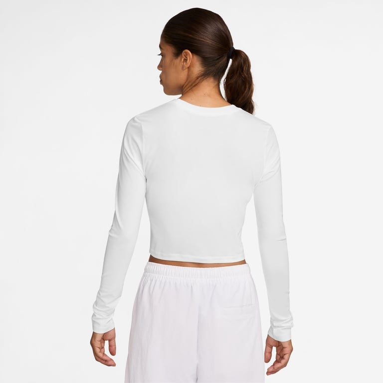 Футболка Nike Sportswear Chill Knit Long-Sleeve Cropped (HF5322102) - фото