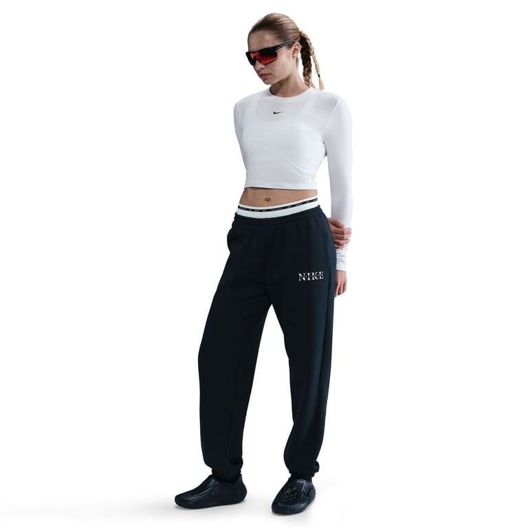 Футболка Nike Sportswear Chill Knit Long-Sleeve Cropped (HF5322102) - фото