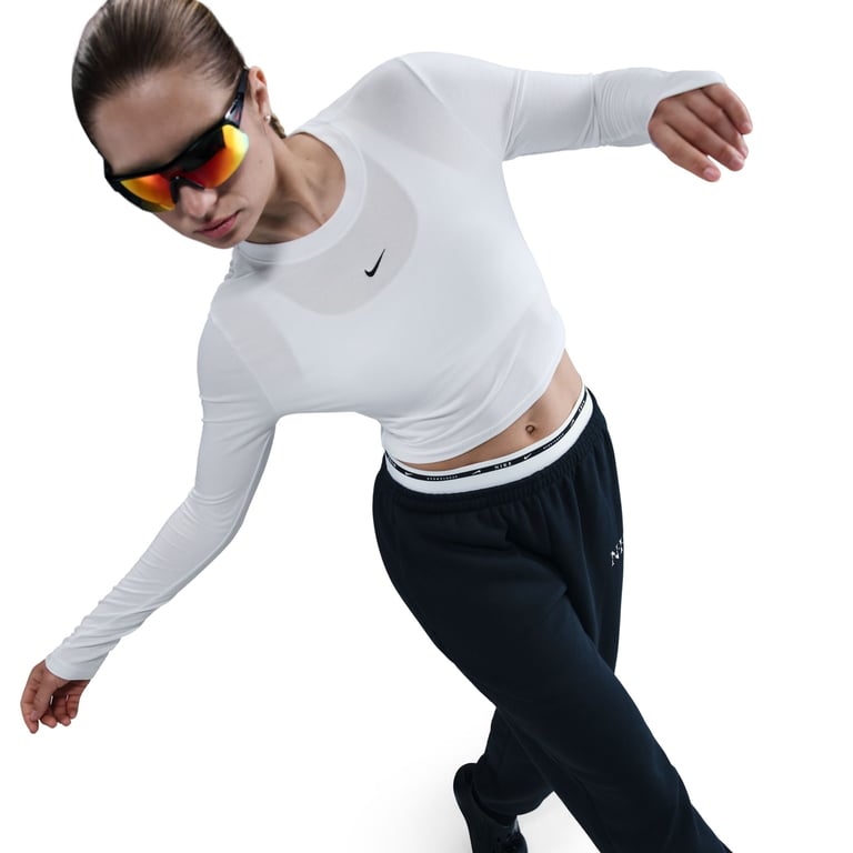 Футболка Nike Sportswear Chill Knit Long-Sleeve Cropped (HF5322102) - фото