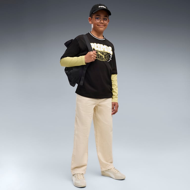 Футболка Puma Mid 90S Relaxed Layered Longsleeve (69466201) - фото