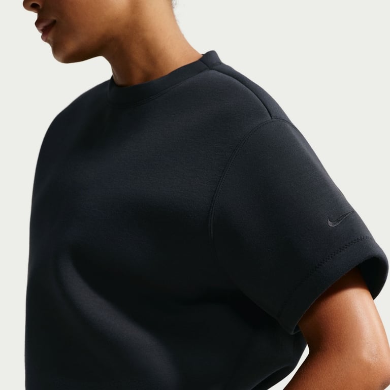 Футболка Nike Pregame Fleece Oversized Mod-Cropped (IM8179010) - фото