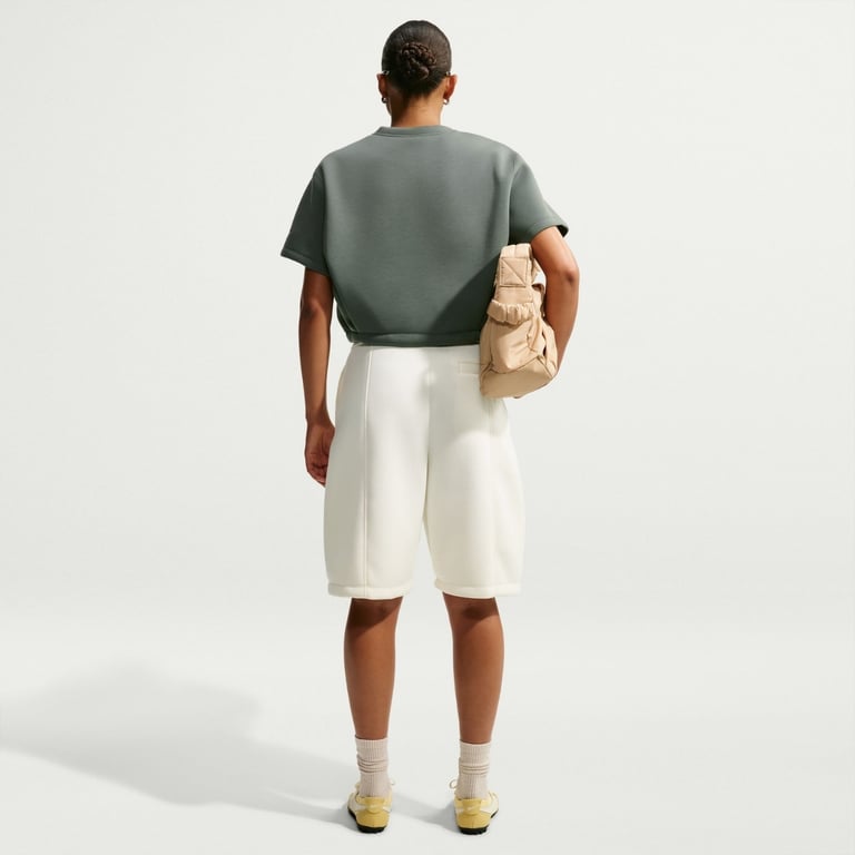 Футболка Nike Pregame Fleece Oversized Mod-Cropped (IM8179303) - фото