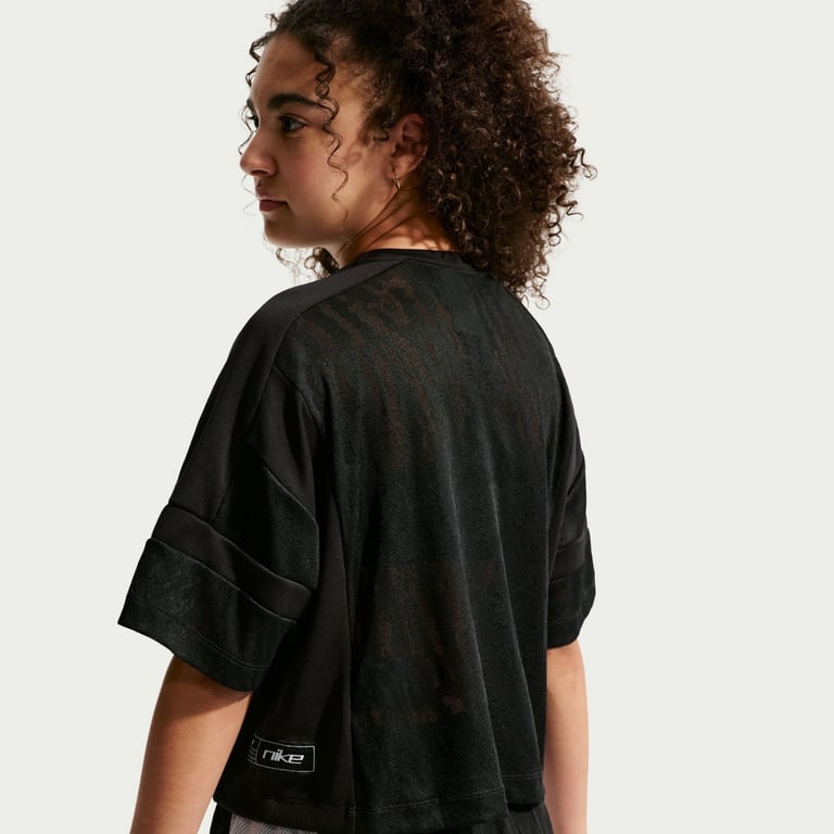 Футболка Nike Sportswear Mesh Cover-Up Dance Top (IQ0576010) - фото
